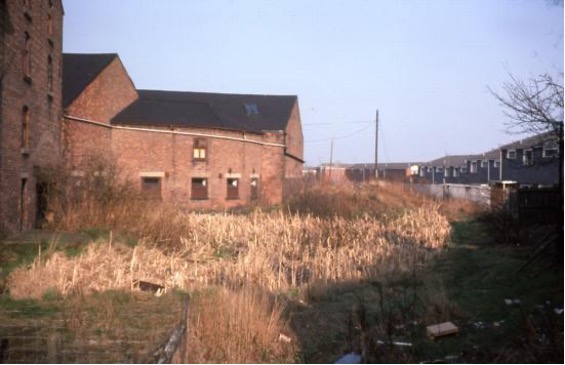 Shrewsbury Canal in front of the Flaxmill